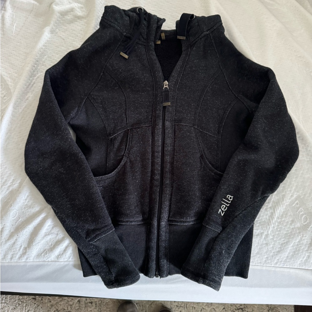 Zella Charcoal Hooded Jacket